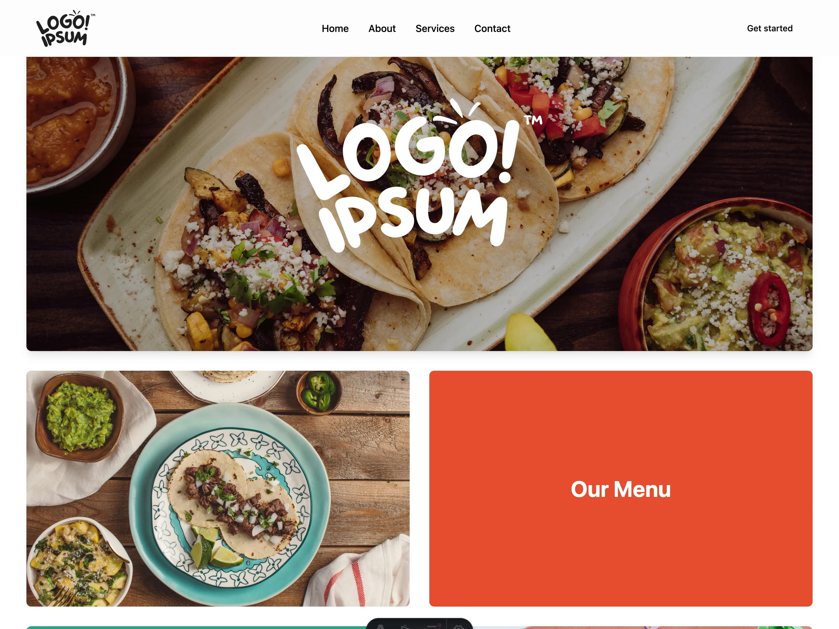 Tex-Mex Project Screenshot